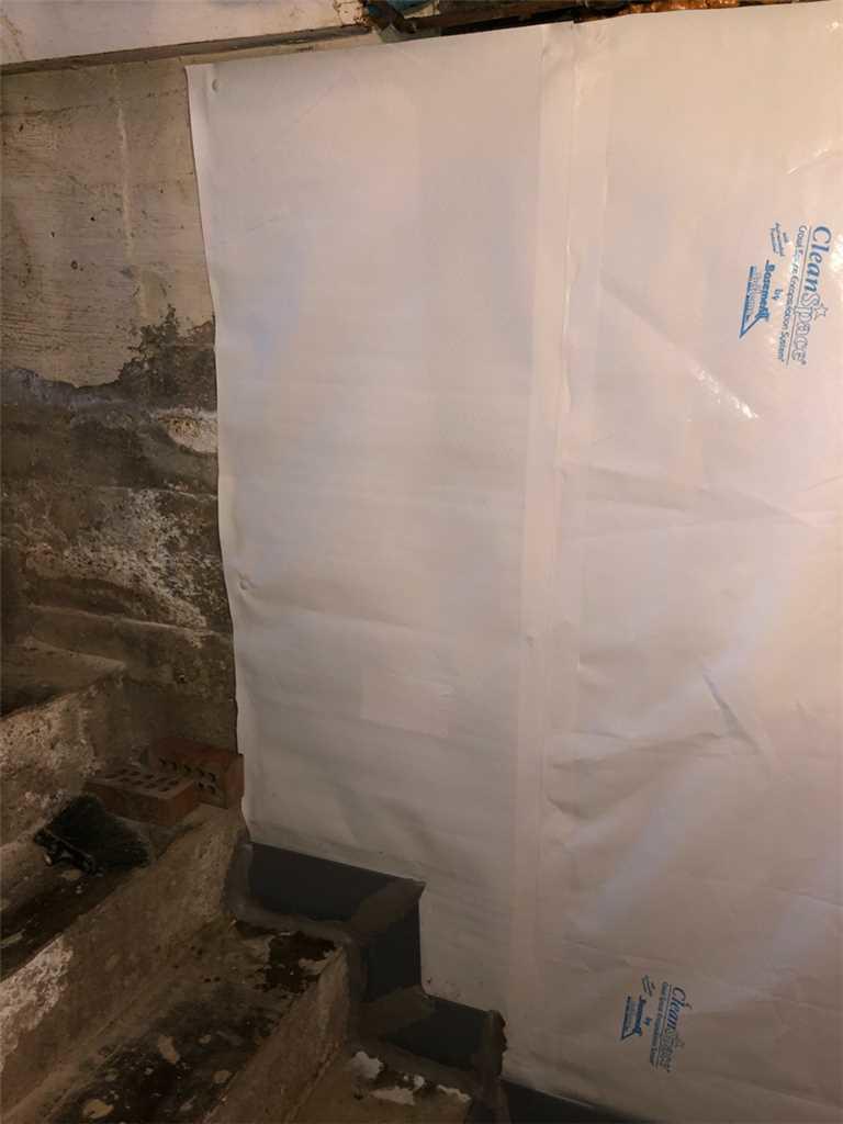 Basement Waterproofing New Carlisle, IN Wall Flashing CleanSpace