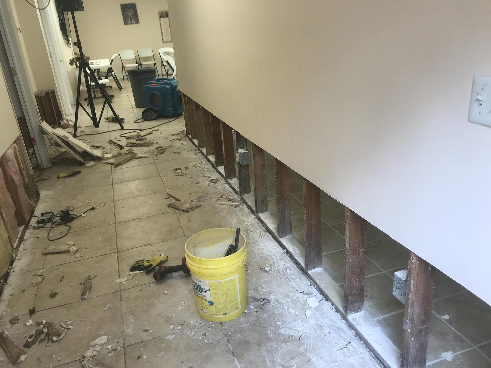 Mold in Commercial Buildings - Church Walls Riddled with Mold in Monroe ... - Mold Remediation In Township Buildings