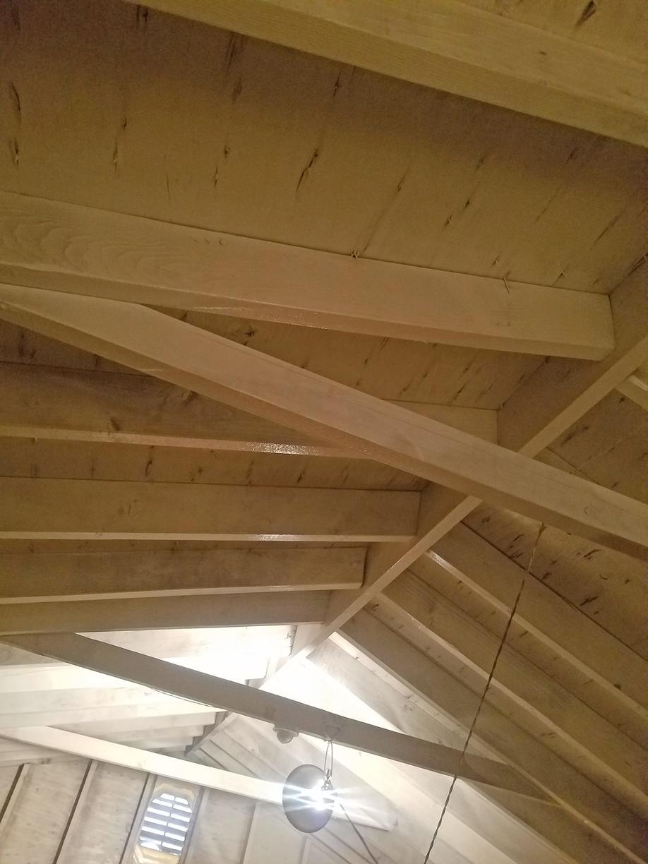 Our Mold Removal Services Mold Across Attic Rafters in Colts Neck, NJ