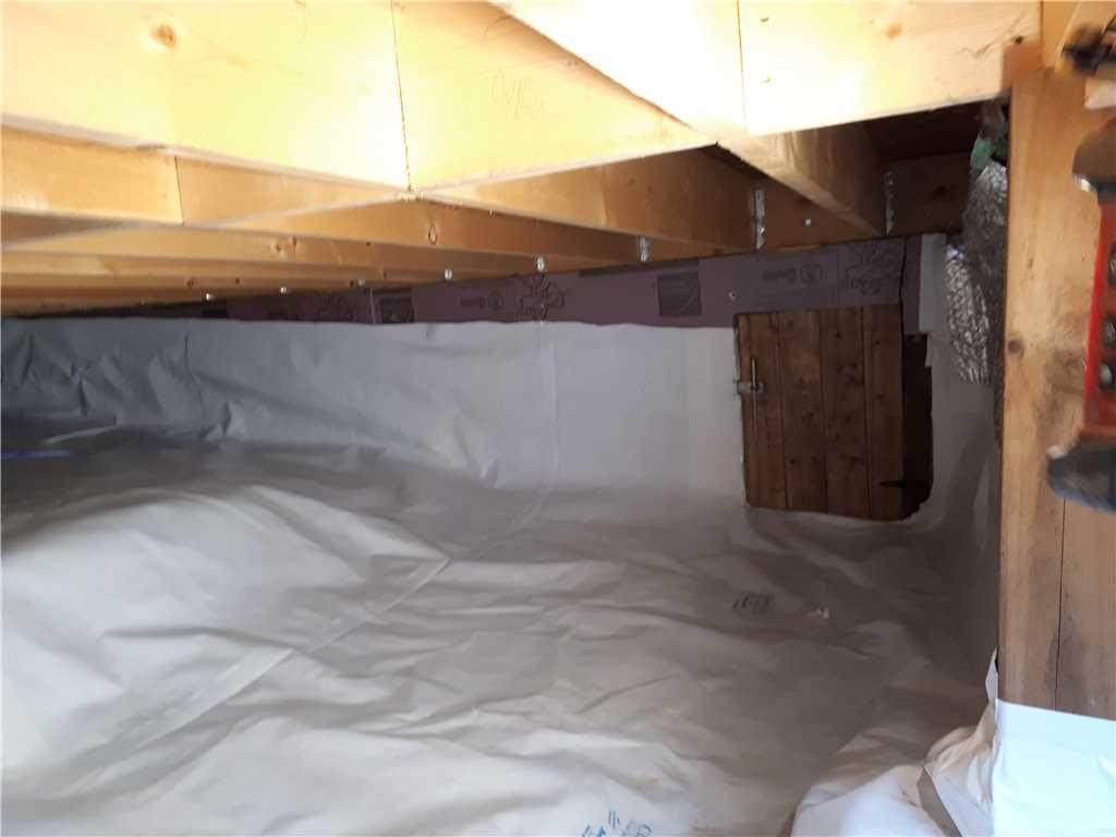 Basement Waterproofing - Unique Crawl Space in Bridgenorth, Ontario