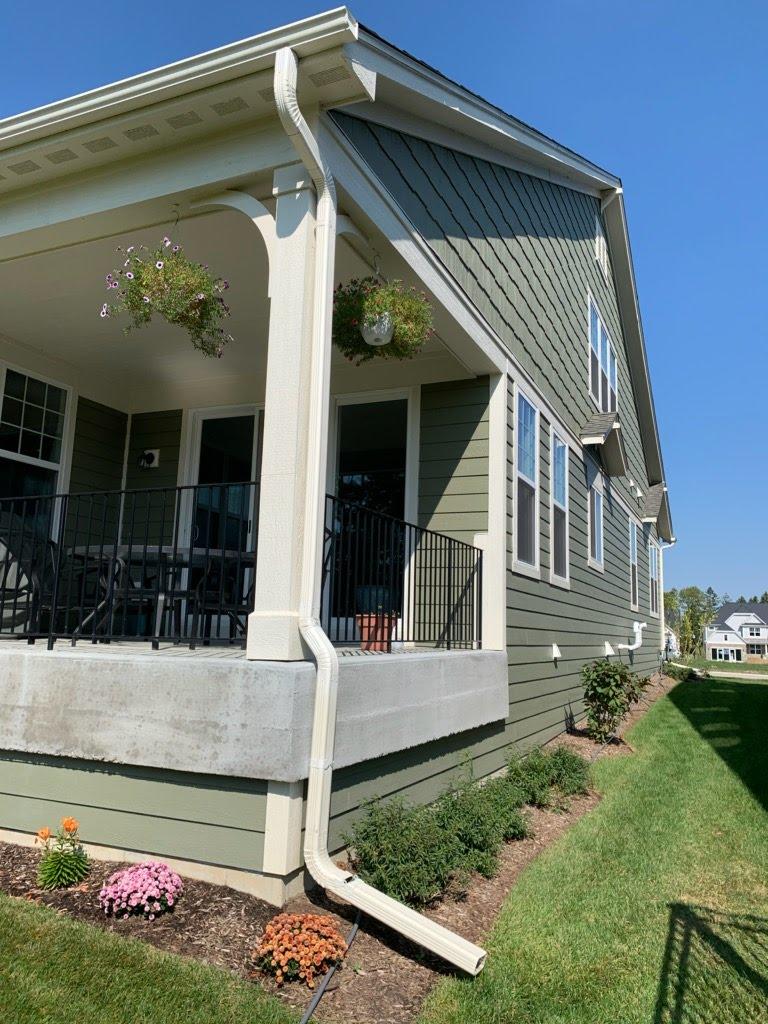 Downspout Installed Vernon Hills, IL Downspout with hinge