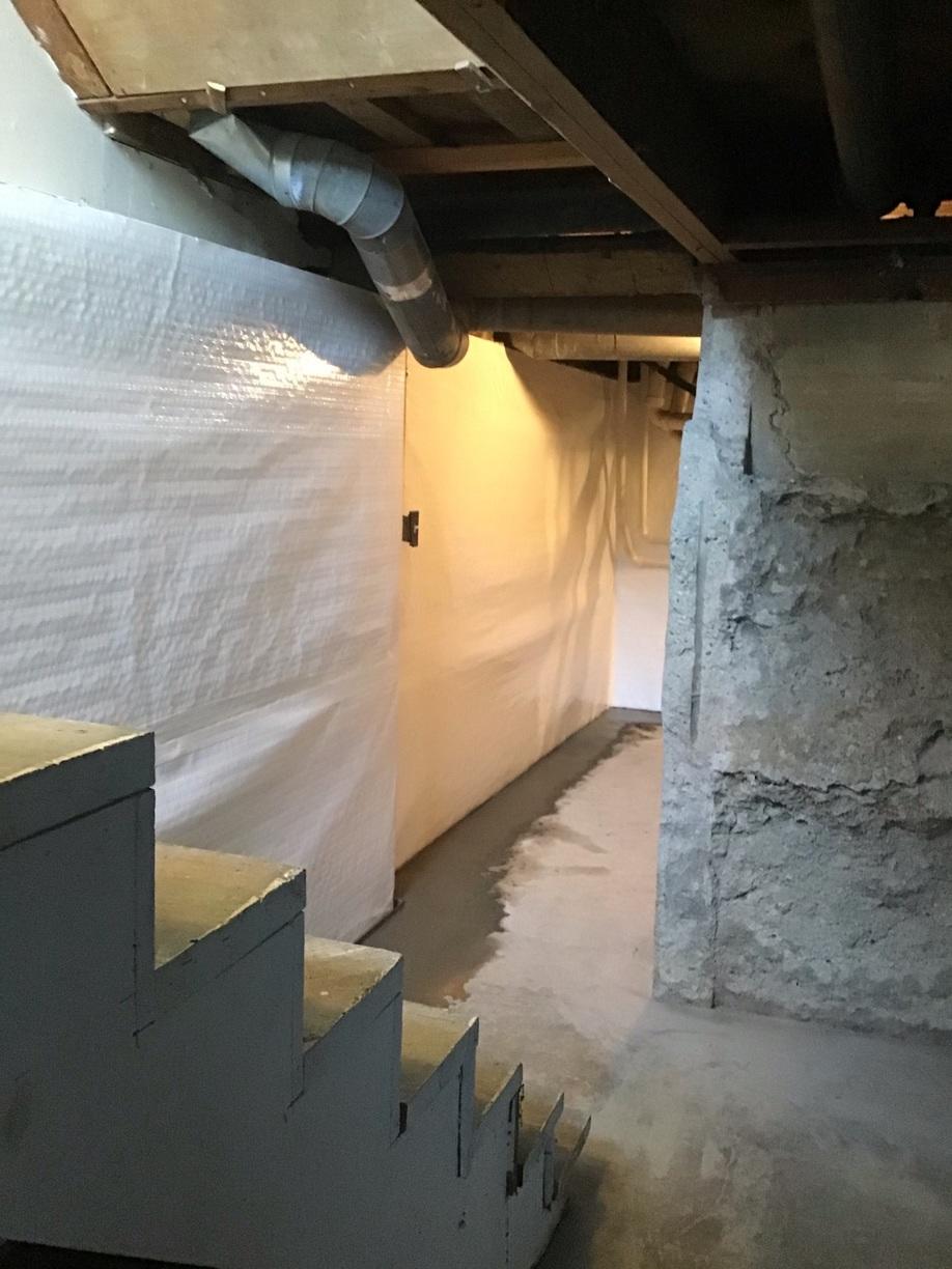 Basement Waterproofing Waterproofing New Douglas, Illinois Basement Waterproofed Basement