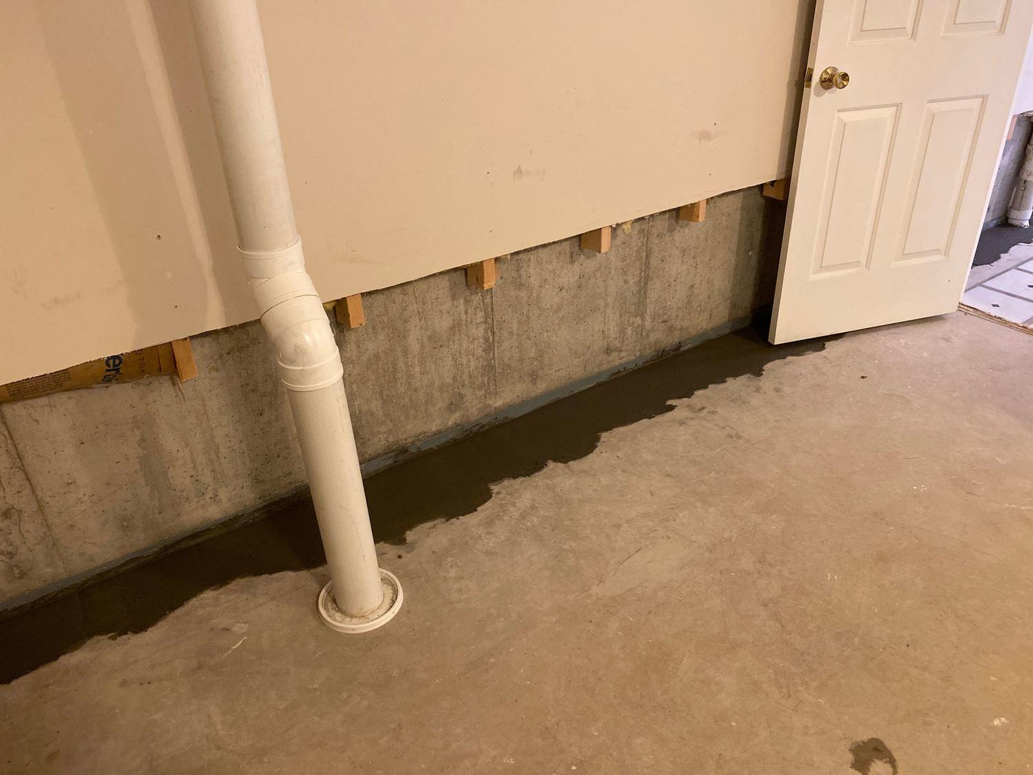 Basement Waterproofing WaterGuard Captures and Drains Basement Water
