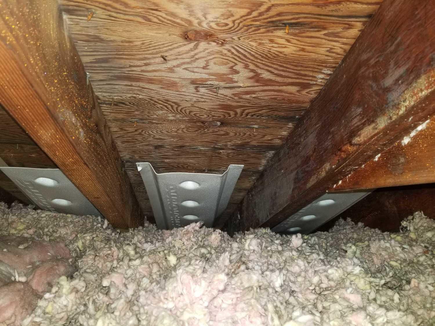 Mold Removal Mold Remediation, Westland Removed mold on beams and
