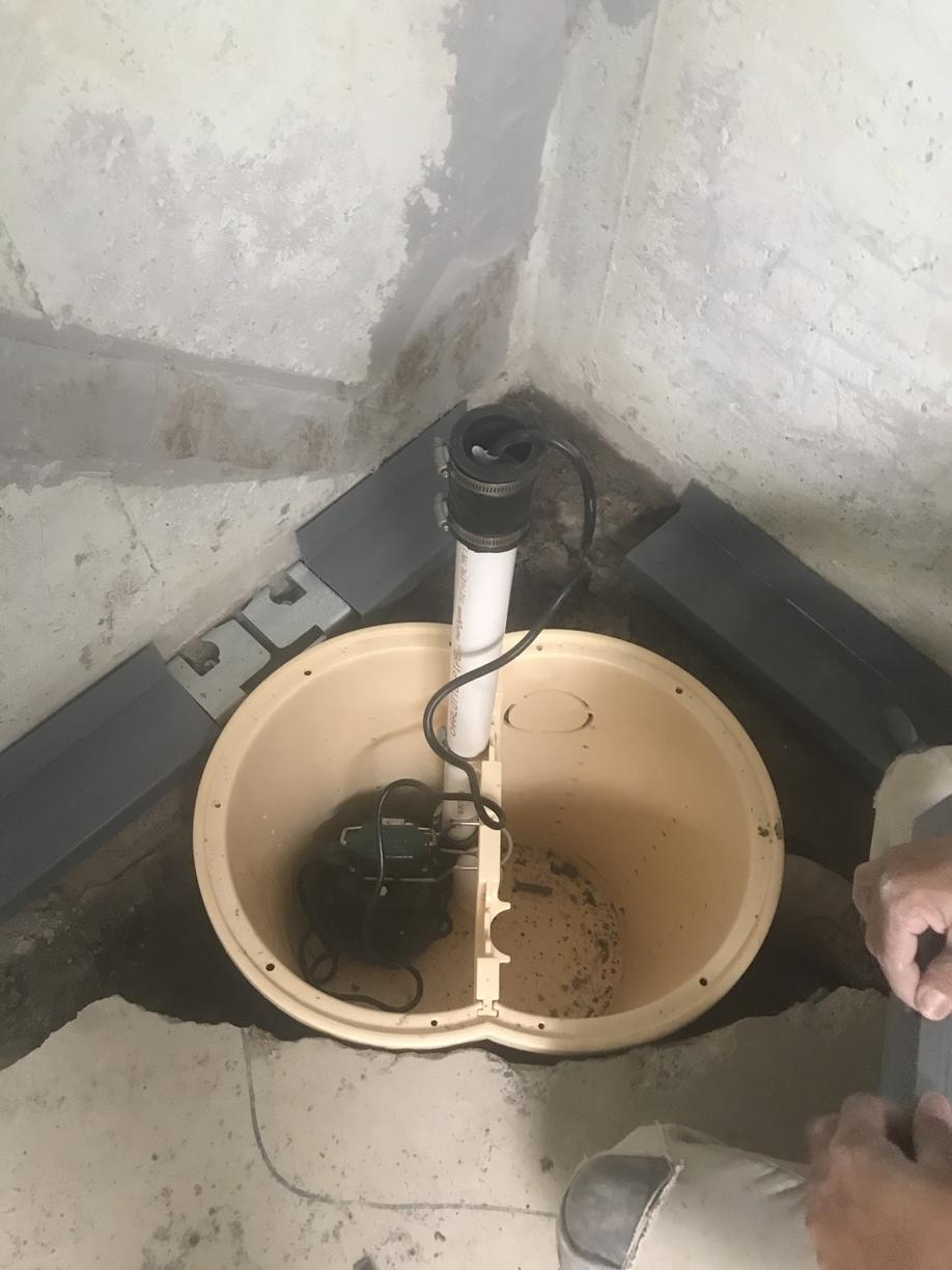 Power Braces, FlexiSpan, and Interior Drainage in Buffalo, NY Sump