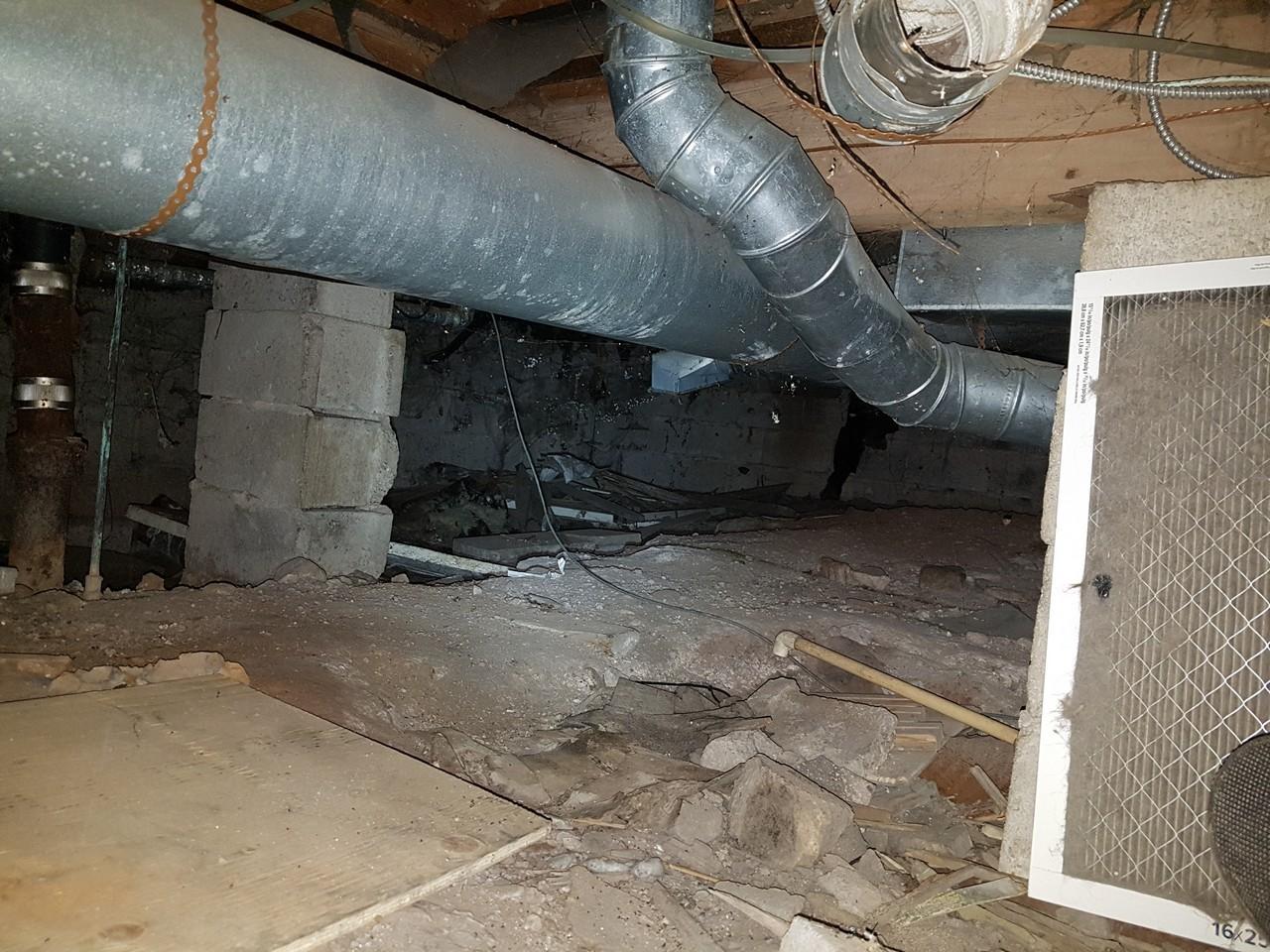 Crawl Space Repair Full Crawlspace repair Pre consruction