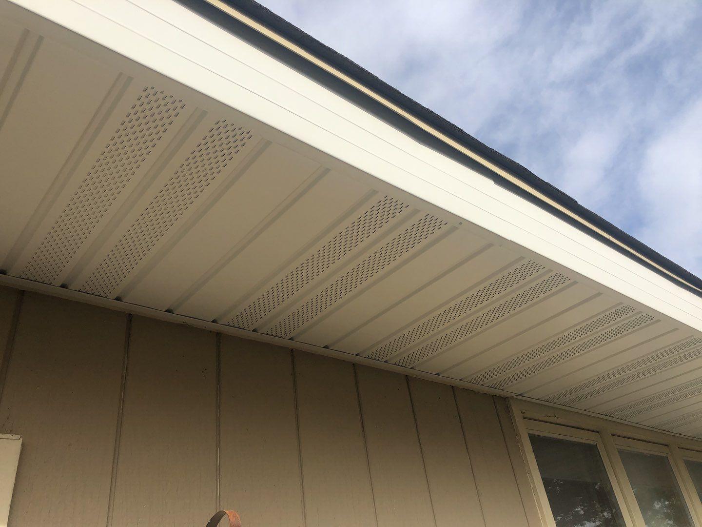 New siding, soffit and fascia wrap New Soffit and Fascia