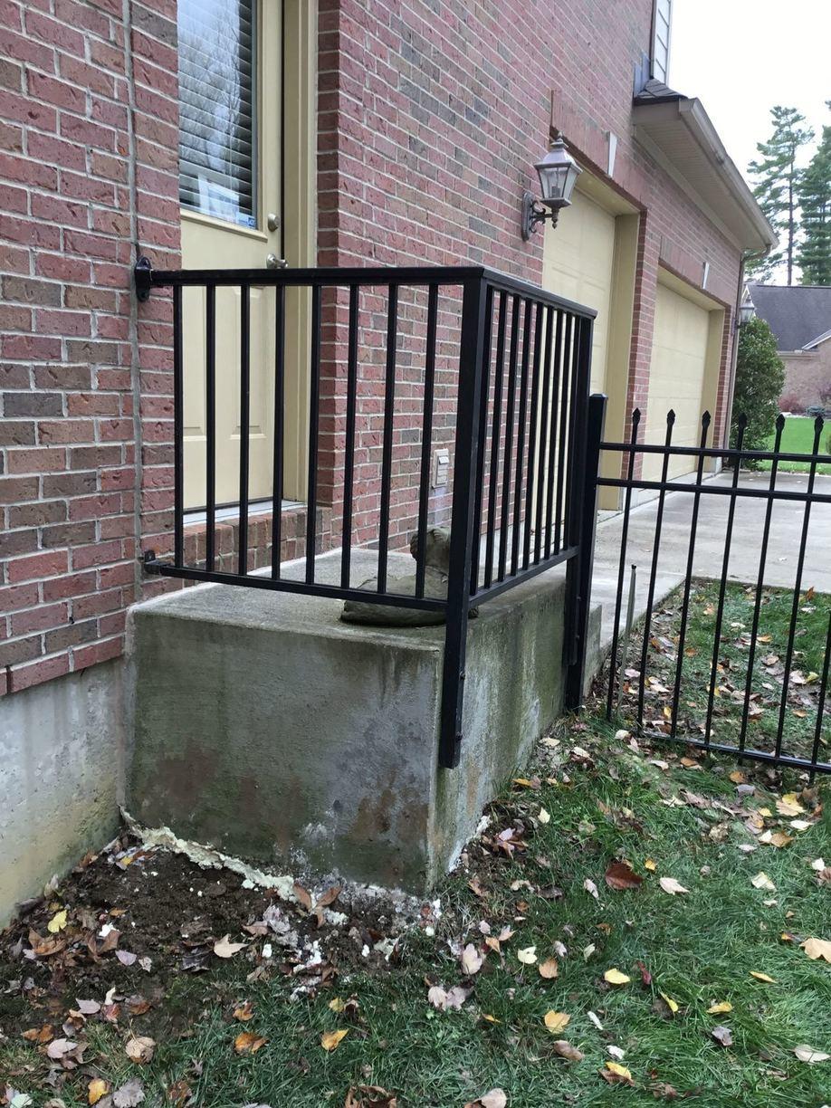 Concrete Lifting and Leveling PolyLevel Raises and Stabilizes Side Porch in Loveland, Ohio