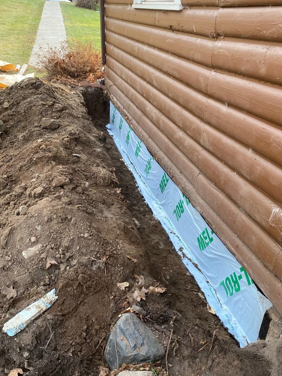 Foundation Repair 1950�s Home in Canyon, MN Supported