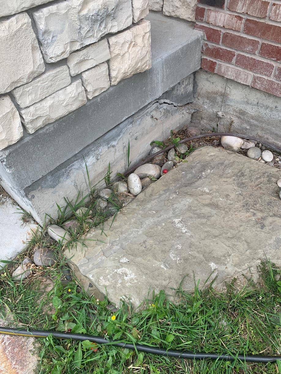 Sinking Front Porch Sunk Porch