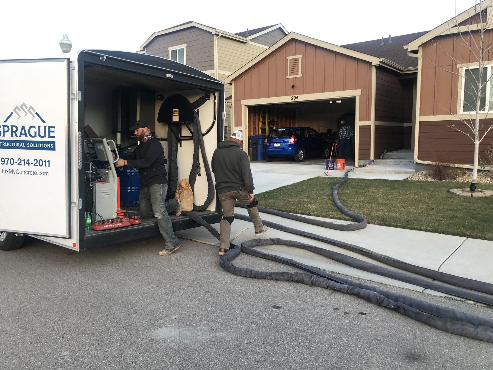 Concrete Leveling Stoop Lift and Repair in Loveland CO Sprague