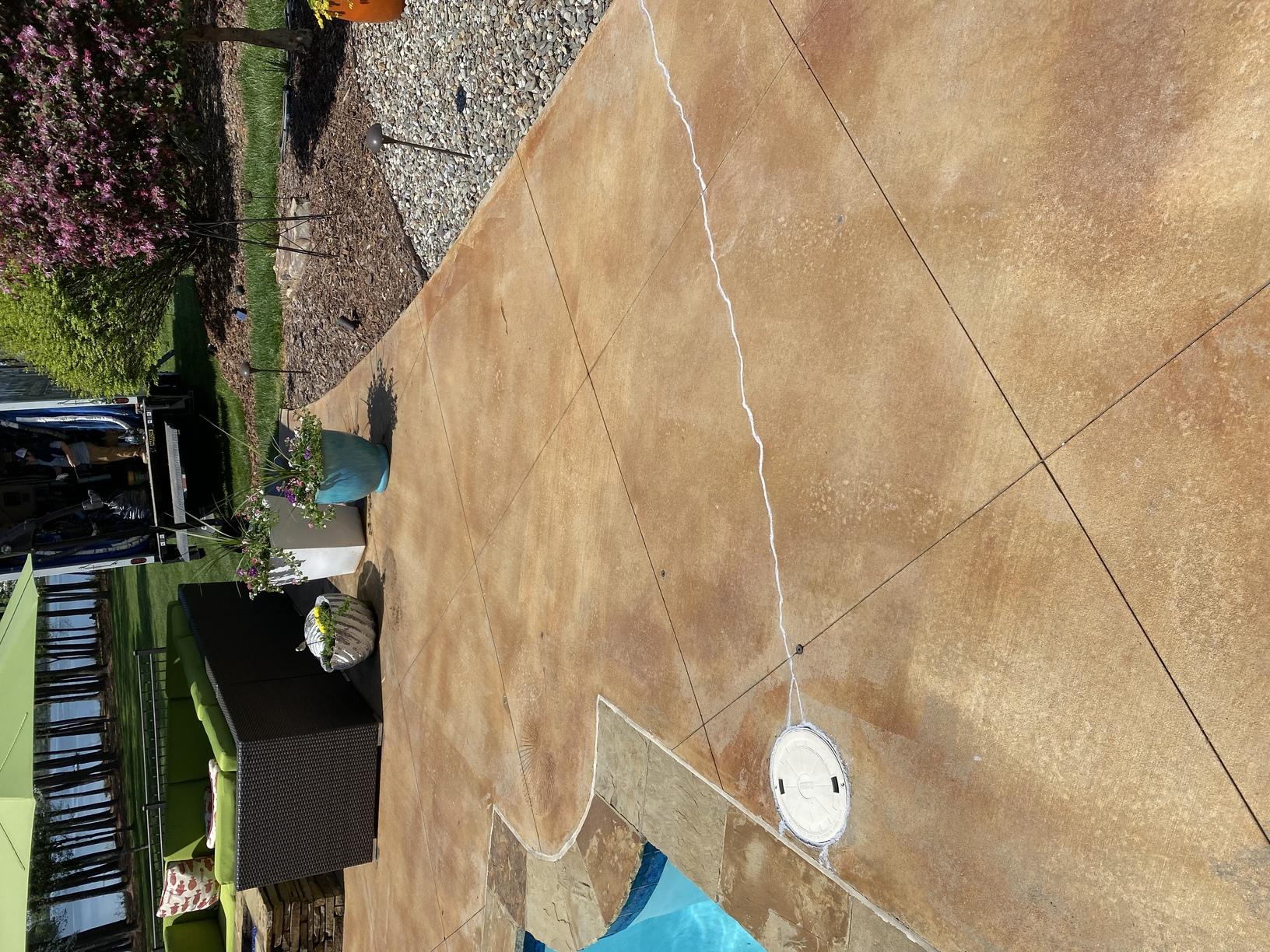 Concrete Leveling Concrete Pool Deck Level and Seal in Denton, NC