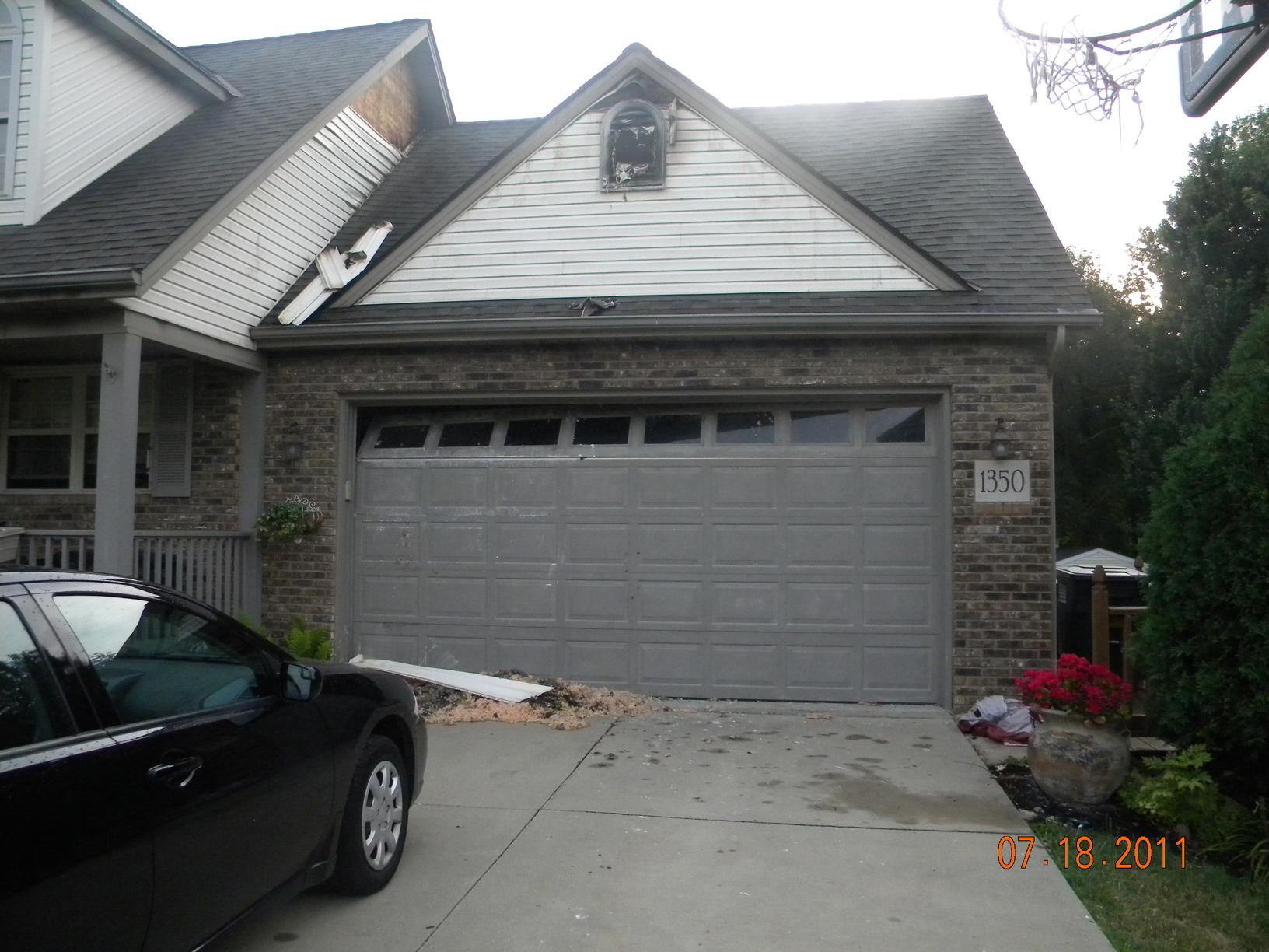 Fire Damage Reconstruction Garage damage Fire Damage Reconstruction Garage damage