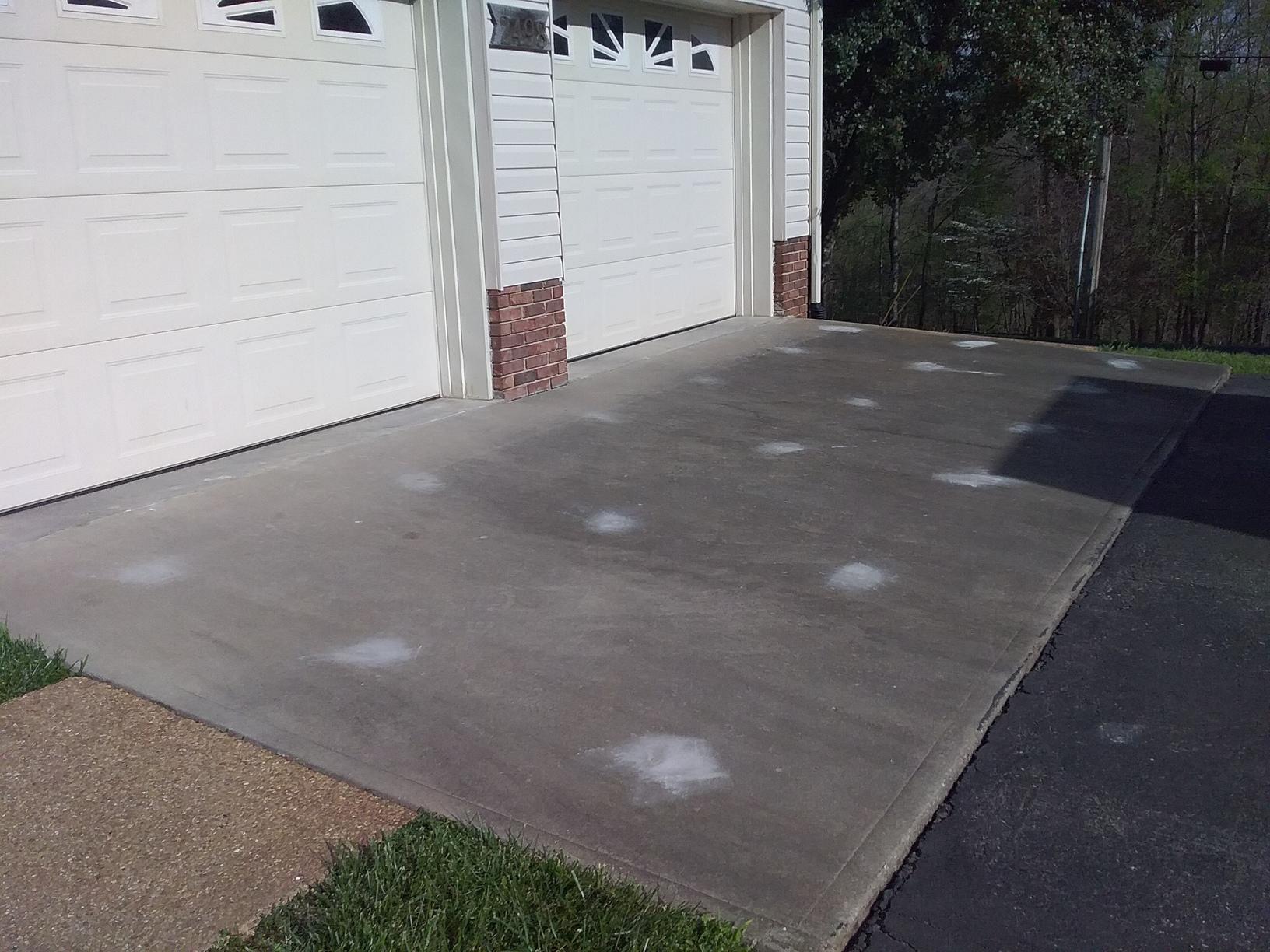 Concrete Leveling Elevating a Driveway Near Hilham, TN PolyLyft