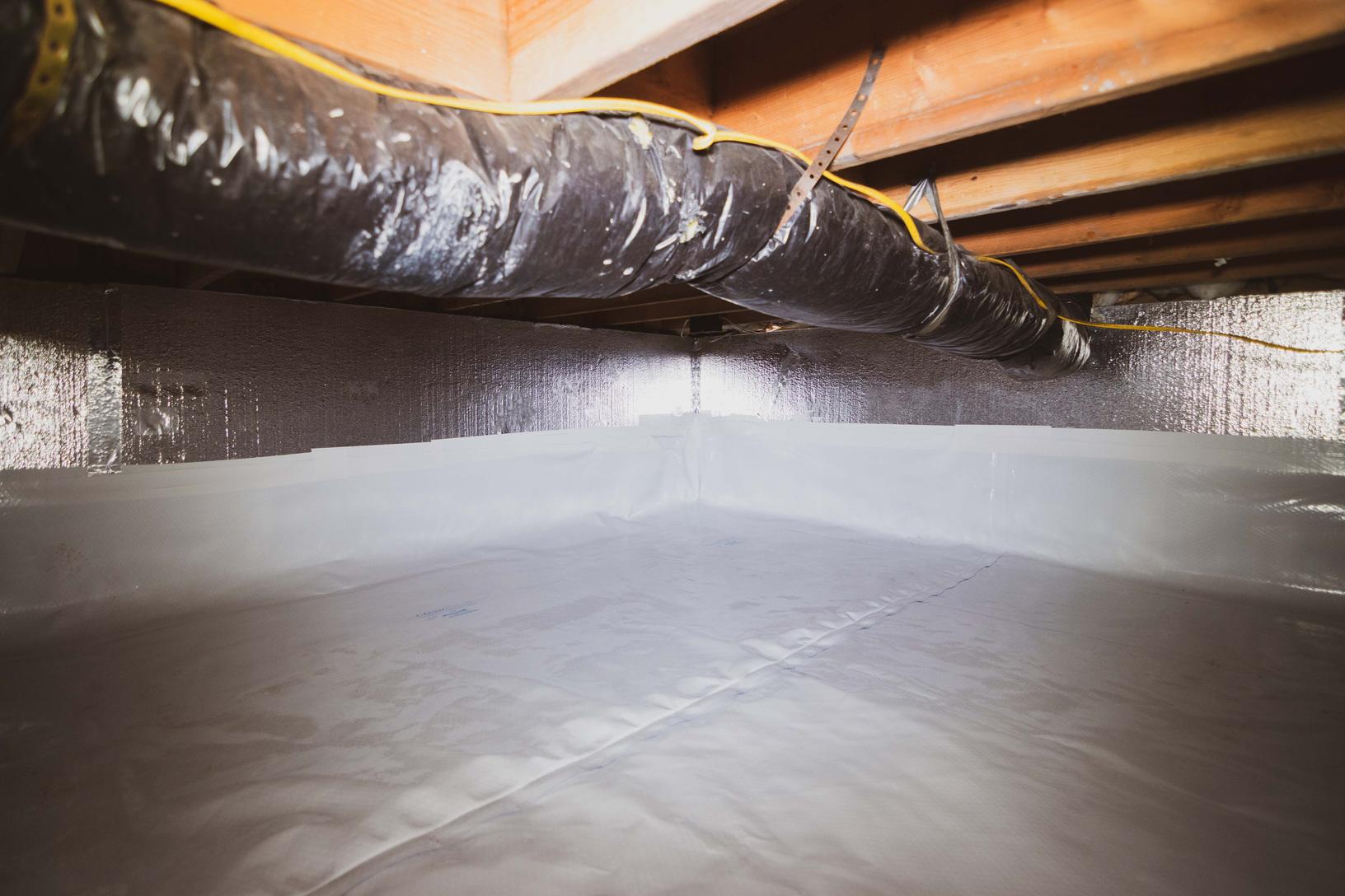 Crawl Space Repair - Crawl Space Encapsulated In Old Bridge, NJ - Clean ...