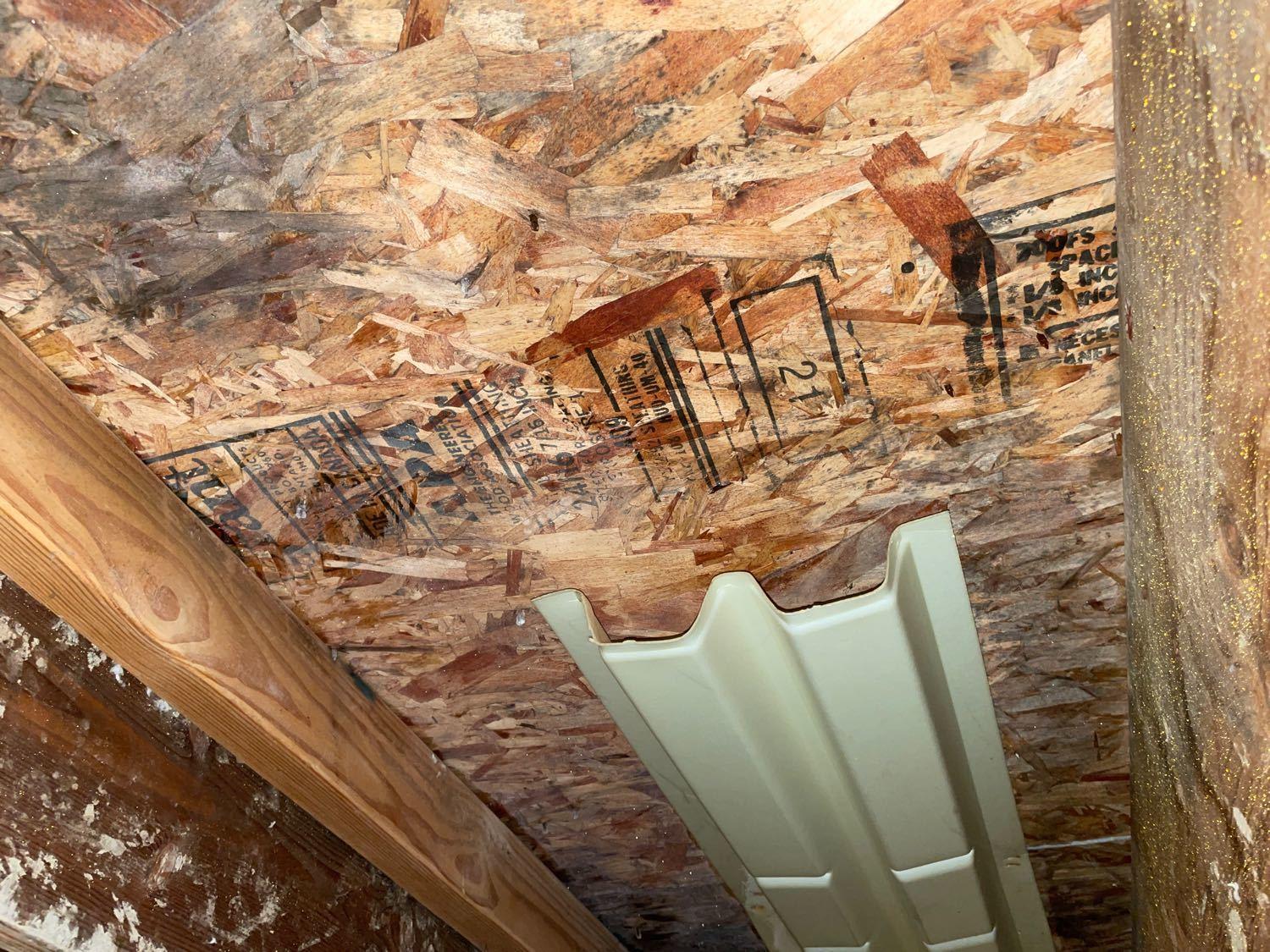 Mold Removal Attic Mold Removal Hartland, MI 48353 Mold on attic boards