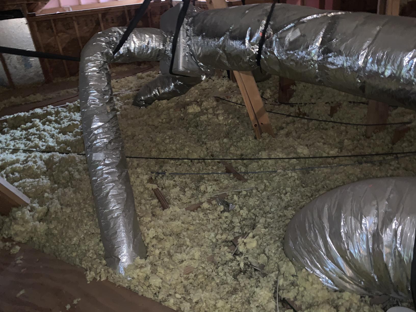 Olympic Restoration Systems Attic Insulation Photo Album Air Duct