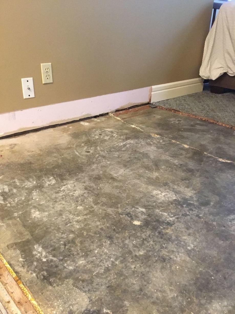 Concrete Lifting and Leveling Interior Kitchen Slabs Leveled in