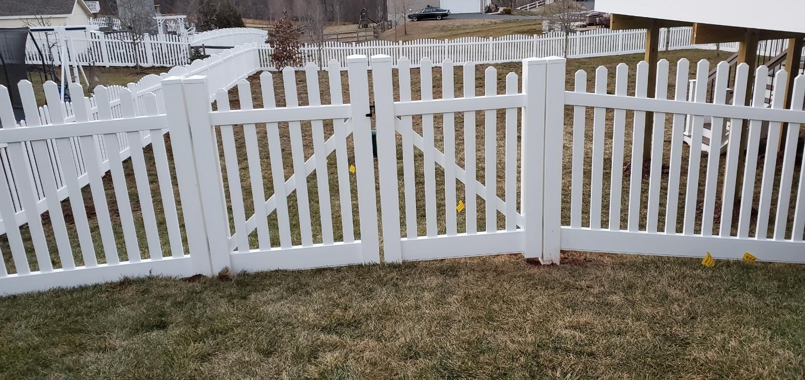 MC Fence And Deck Residential Fencing Photo Album Vinyl fence in