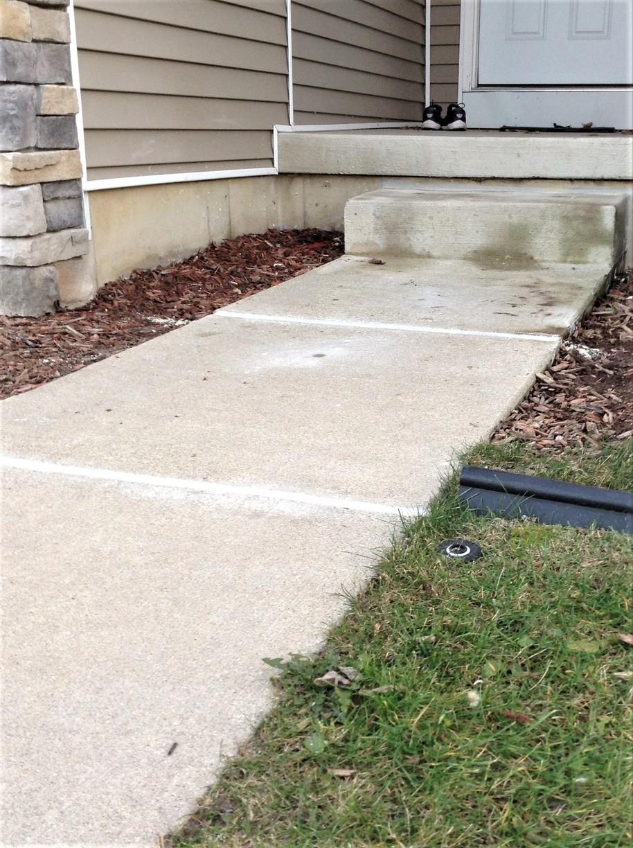 Concrete Leveling Uneven Concrete Walkway Leveled in North Branch, MI