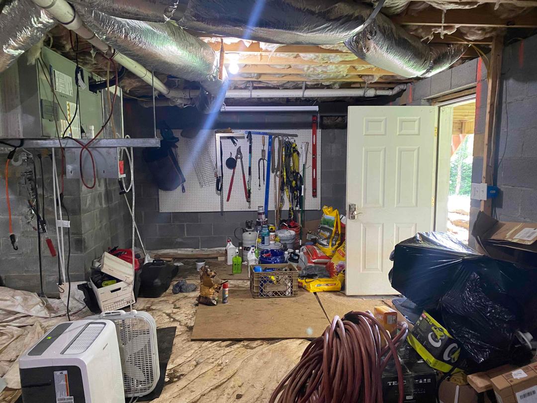 Sealing Crawl Space with Moisture Barrier in Boone, NC Crawl Space