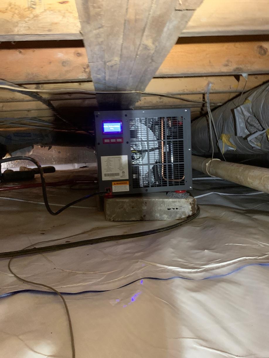 Crawl Space Repair in Apex, NC Sanidry Sedona Dehumidifier