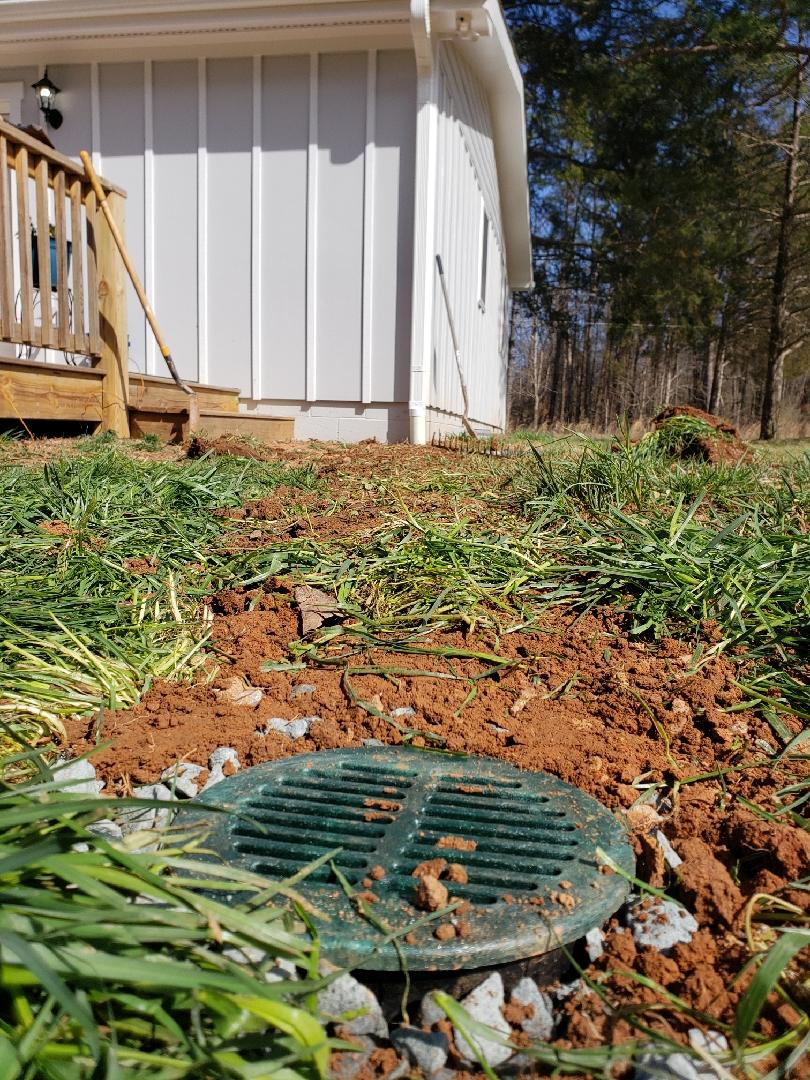 Basement Waterproofing Buried Downspouts in Mebane, NC Downspout