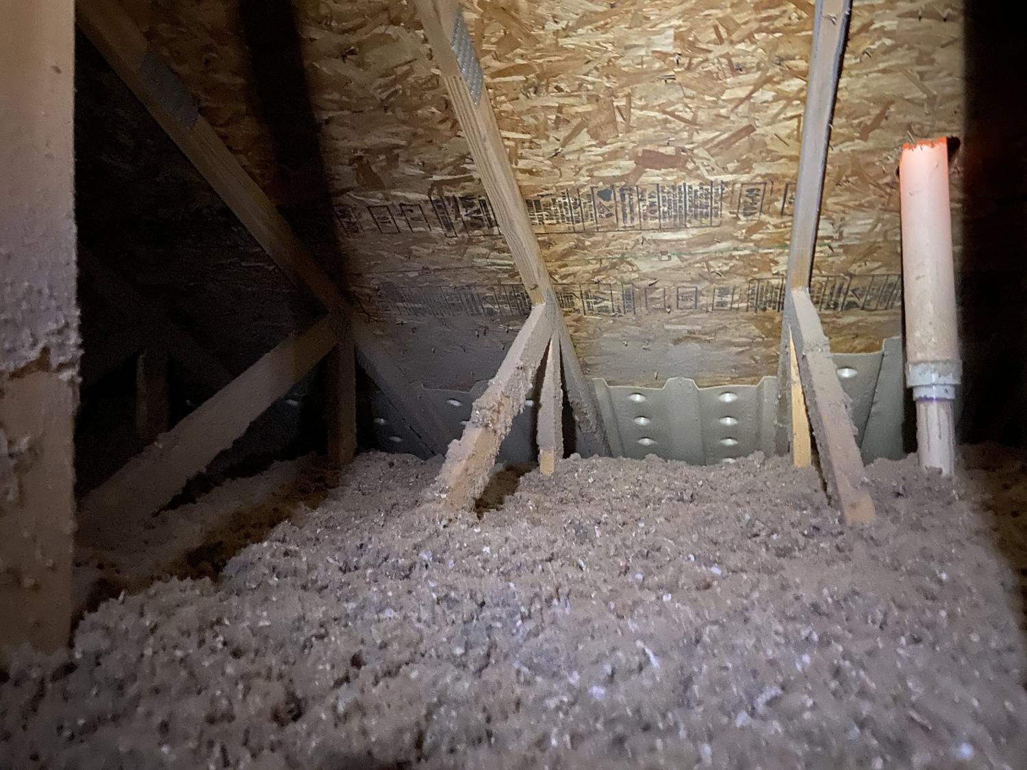 Attic Insulation Attic Mold Remediated & Topping off Attic with Cellulose Insulation, South