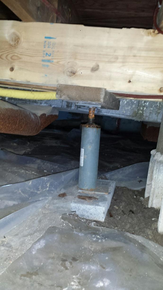 Crawl Space Repair Sagging Floors, Jacks & Moisture in Crawl Spaces