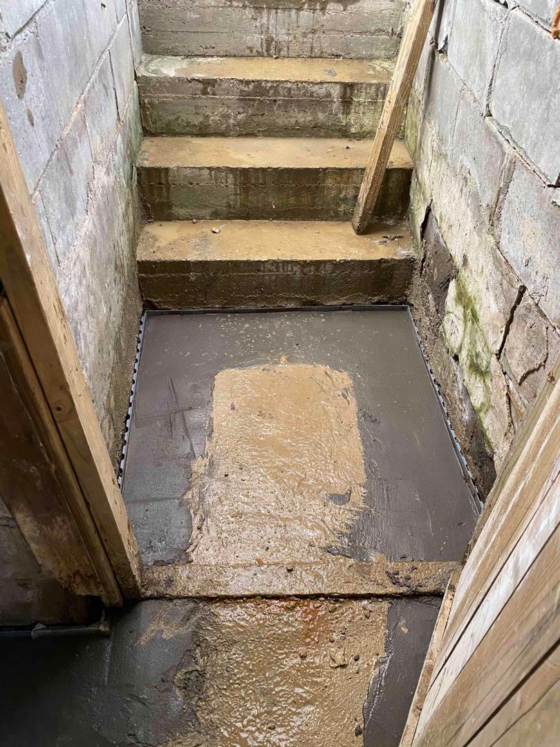 Basement Waterproofing Owenton, Kentucky Basement Ready for Rain After Thorough Waterproofing