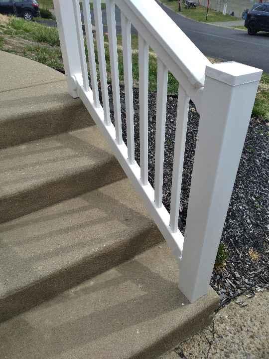 Handrails White Superior Vinyl Railing Installation Pittsburgh, PA
