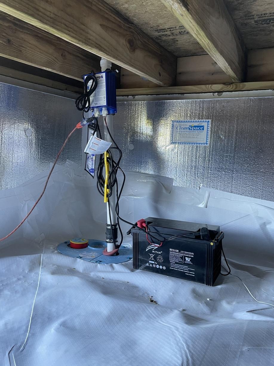 Crawl Space Repair Crawl Space Encapsulated in Russell Springs