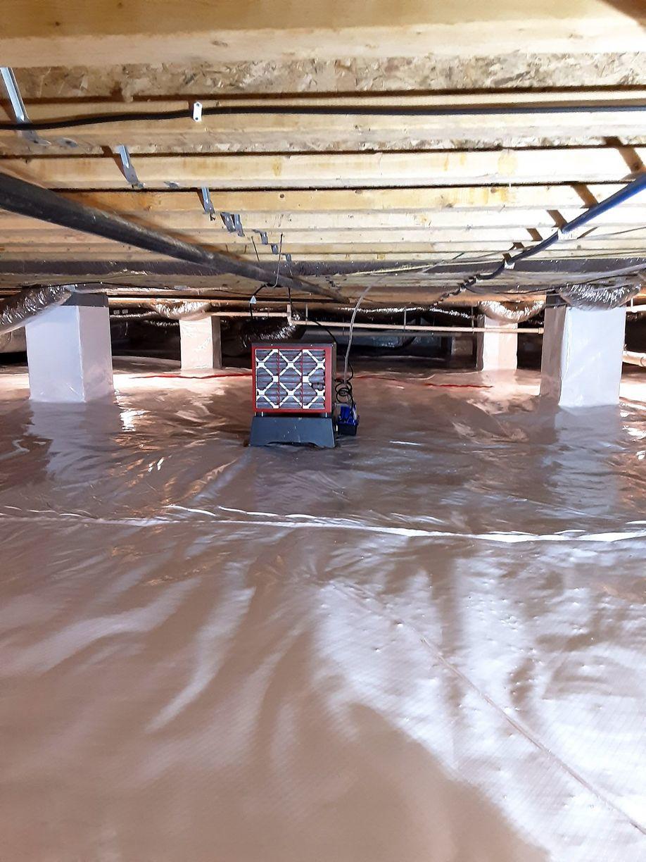 Master Services Crawl Space Repair Photo Album Protecting a