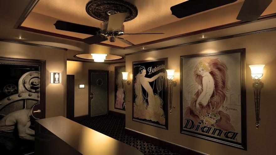 Residential Solutions - Theater Interior Options 1 - Theater entrance