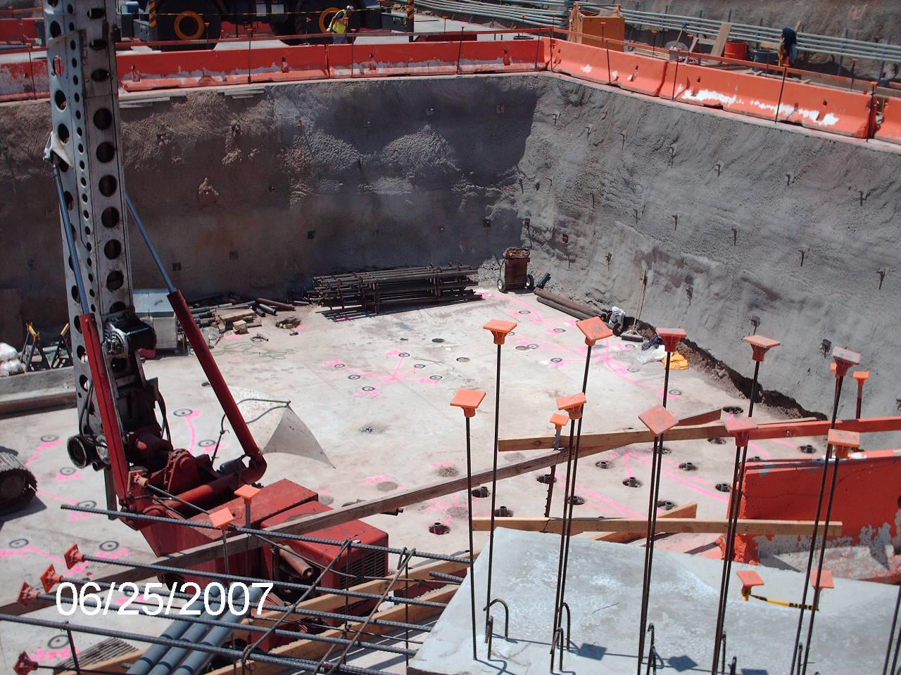 Foundation Repair - Helical Piers Installed at Ritz Carlton Hotel in