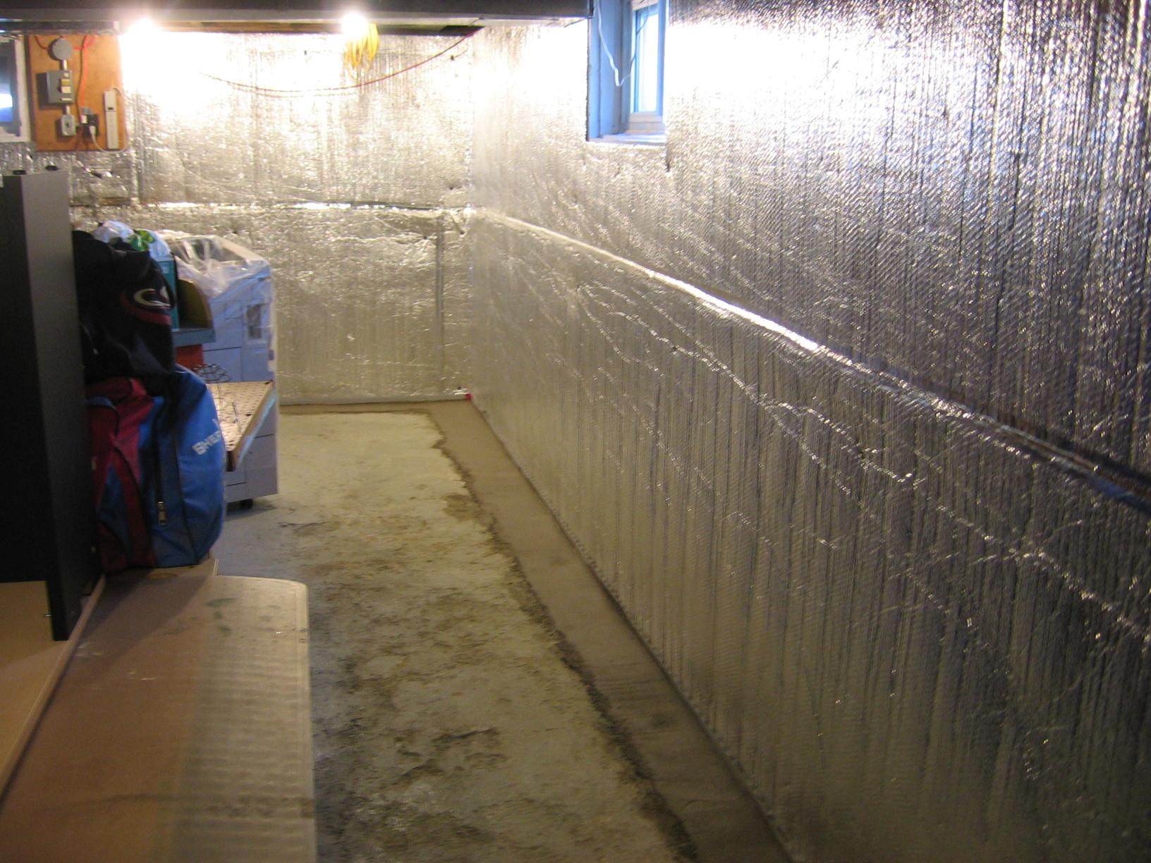 Basement Waterproofing ThermalDry Walls for Basement Insulation and