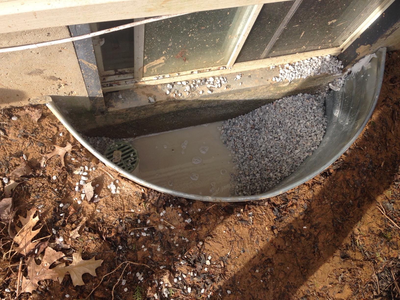 Basement Waterproofing Flooding Window Well in Stewartsville, New