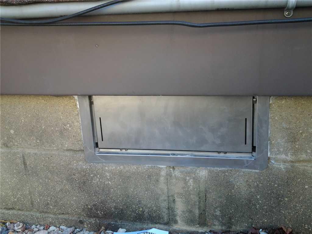 Flood Vents Lanoka Harbor Home Gets SmartVent Flood Vents How to Vent a Crawl Space