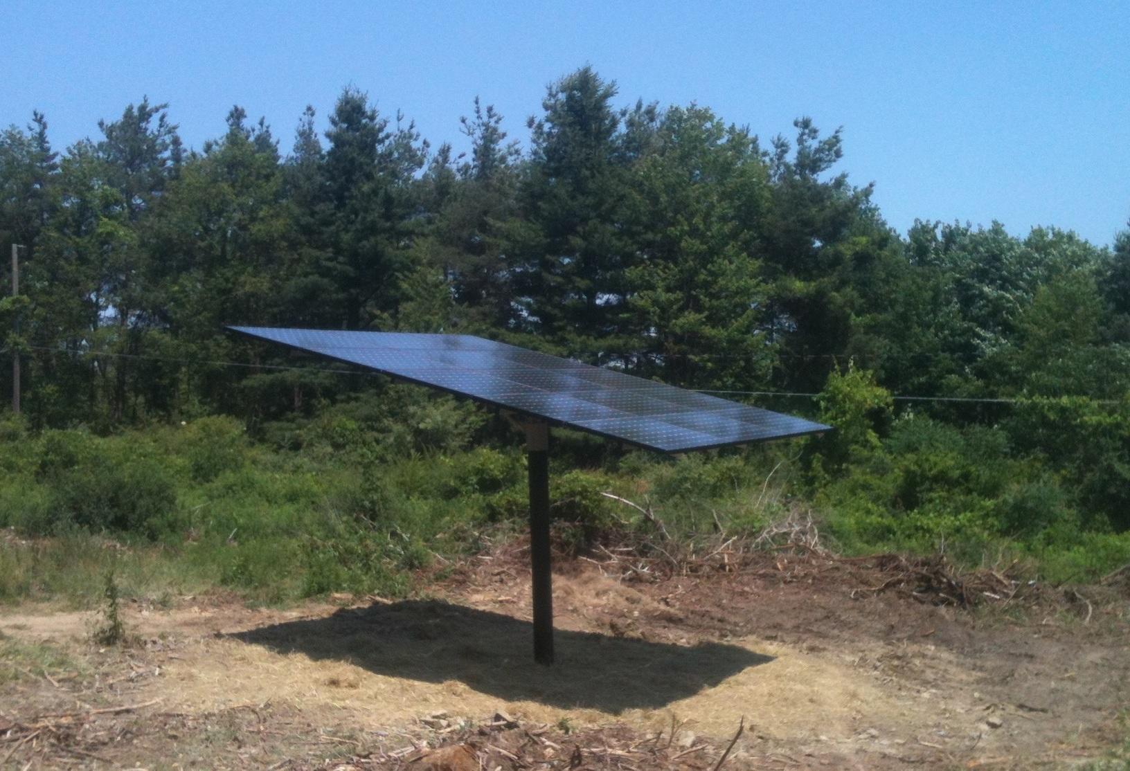 Halco Solar Power Solar PoleMount Installation in Ithaca, NY