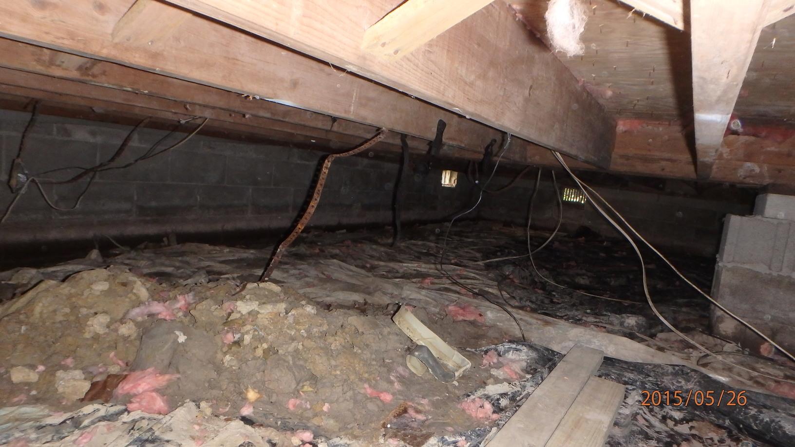 Home Insulation Services Vented Crawl Space Encapsulated in Chester