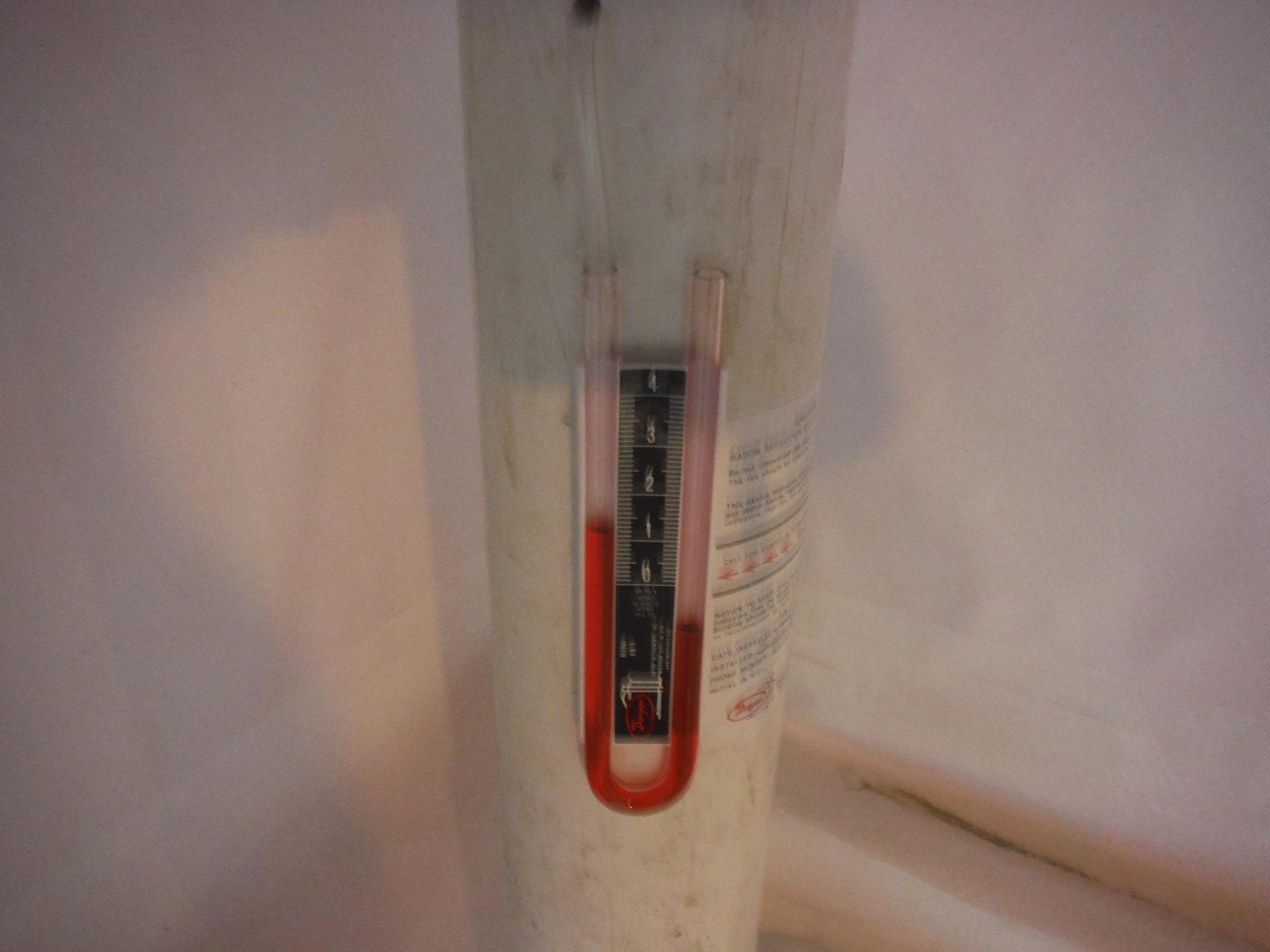 Radon in Brentwood Manometer