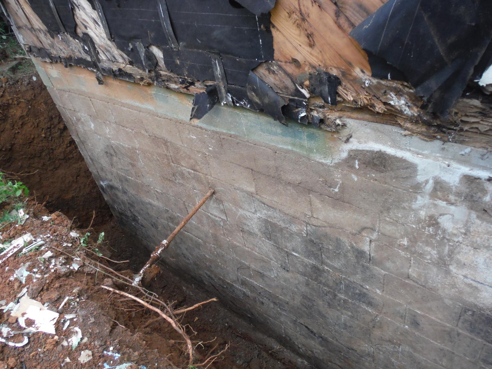 Foundation Repair Powerbraces in Clarksville Power Brace Installation