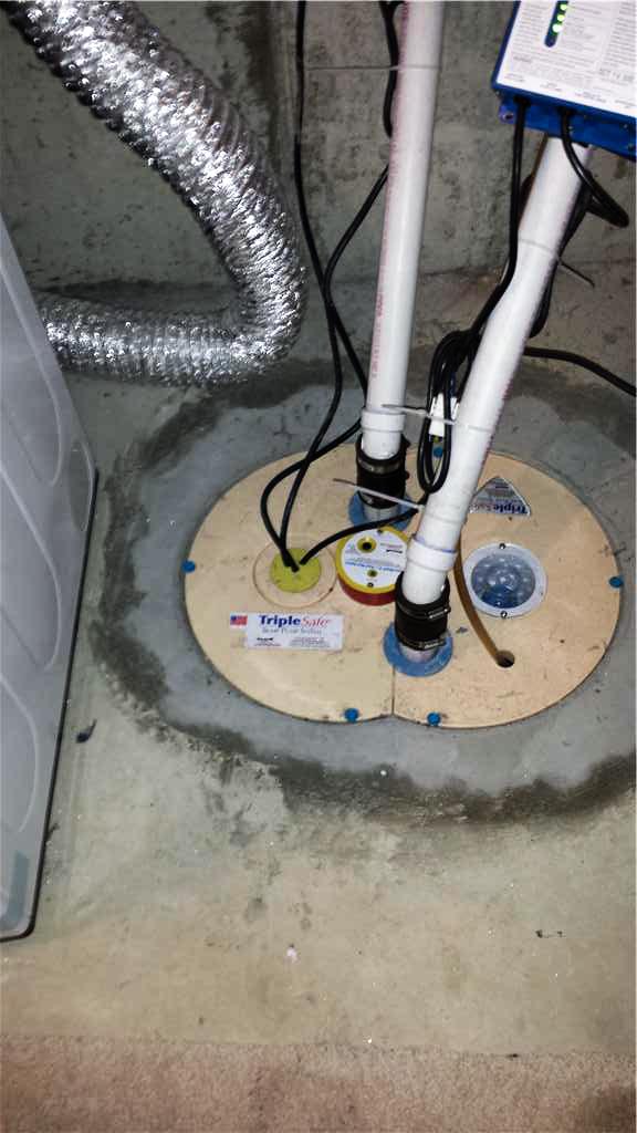 Sump Pumps SmartVent and TripleSafe Installed in Richwood, NJ The