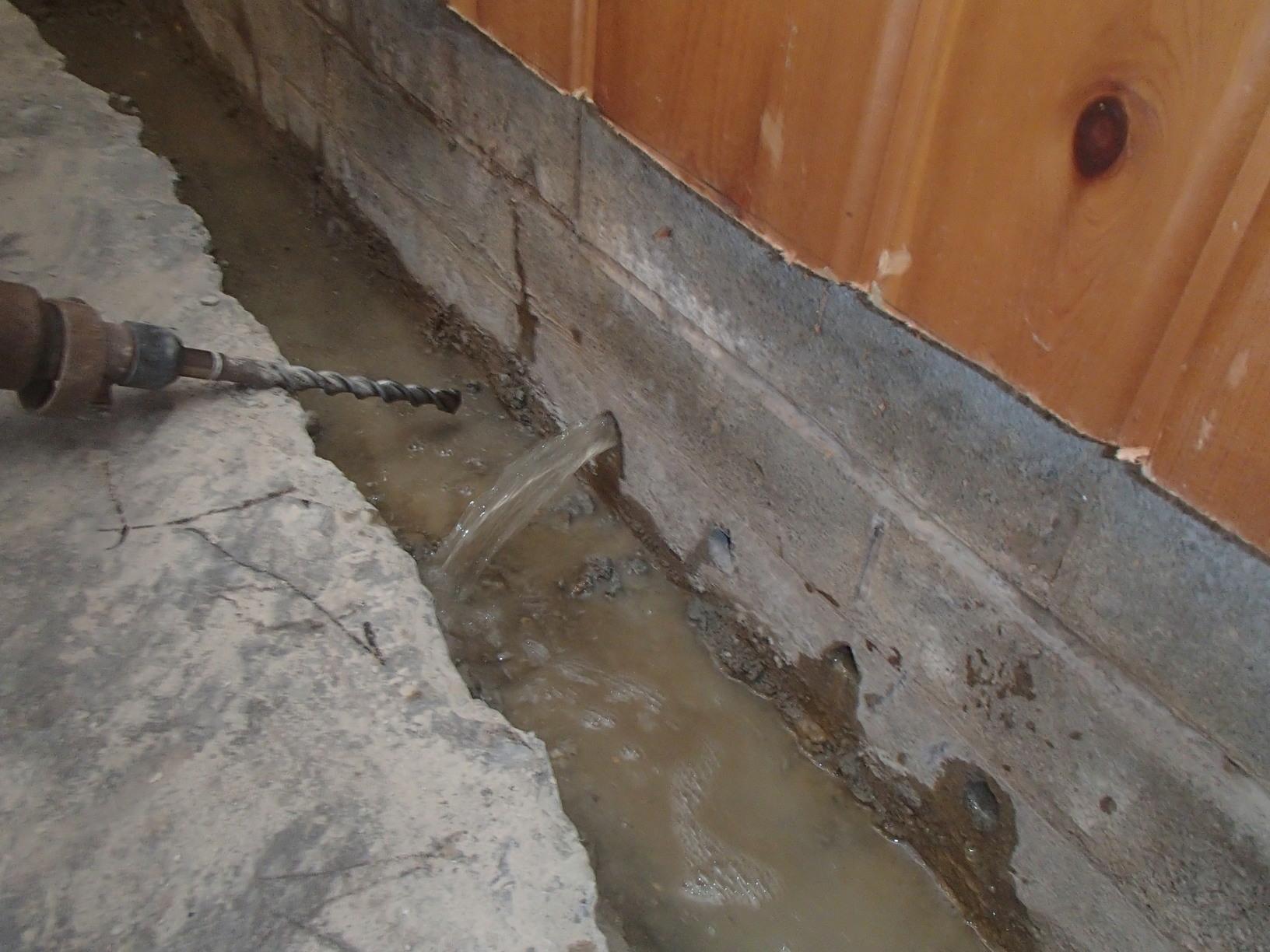 Basement Waterproofing Waterproofing In Clarksburg Wv Weep Holes