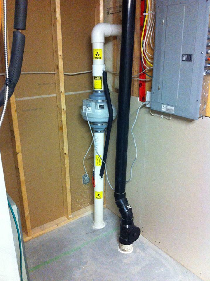 Radon Gas Mitigation Installed Radon Mitigation System in Kingsville