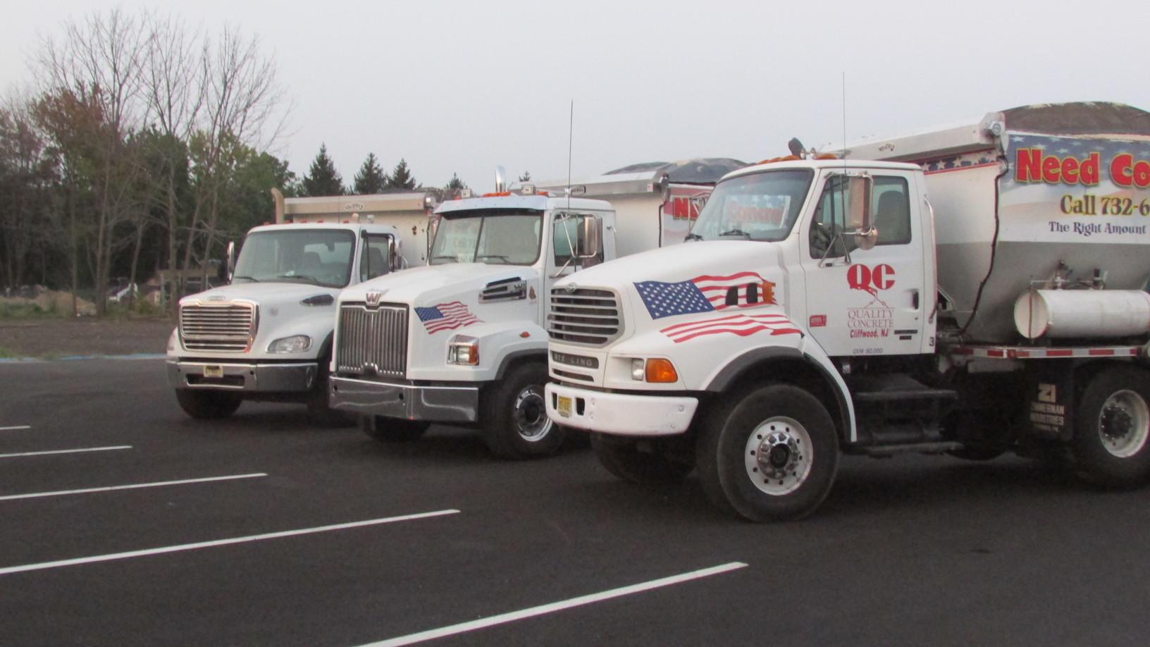 Mobile Concrete Delivery Quality Concrete Trucks Other Angle of the