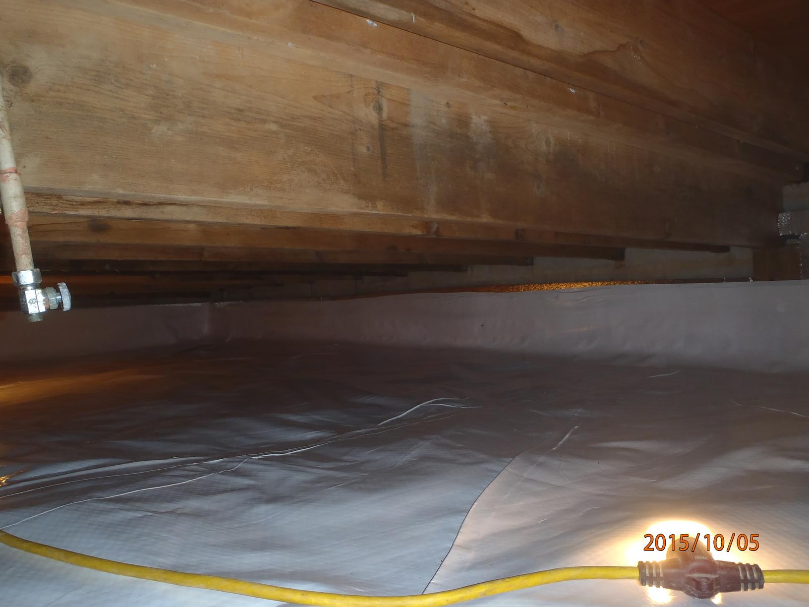 Home Insulation Services Encapsulating a Crawl Space in Bethany Beach