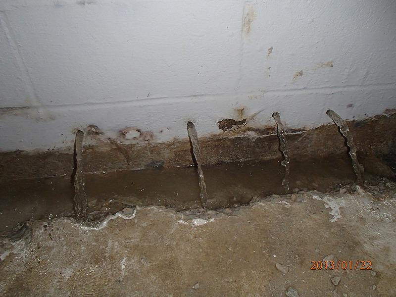 Basement Waterproofing Seaford basement gets a new WaterGuard system