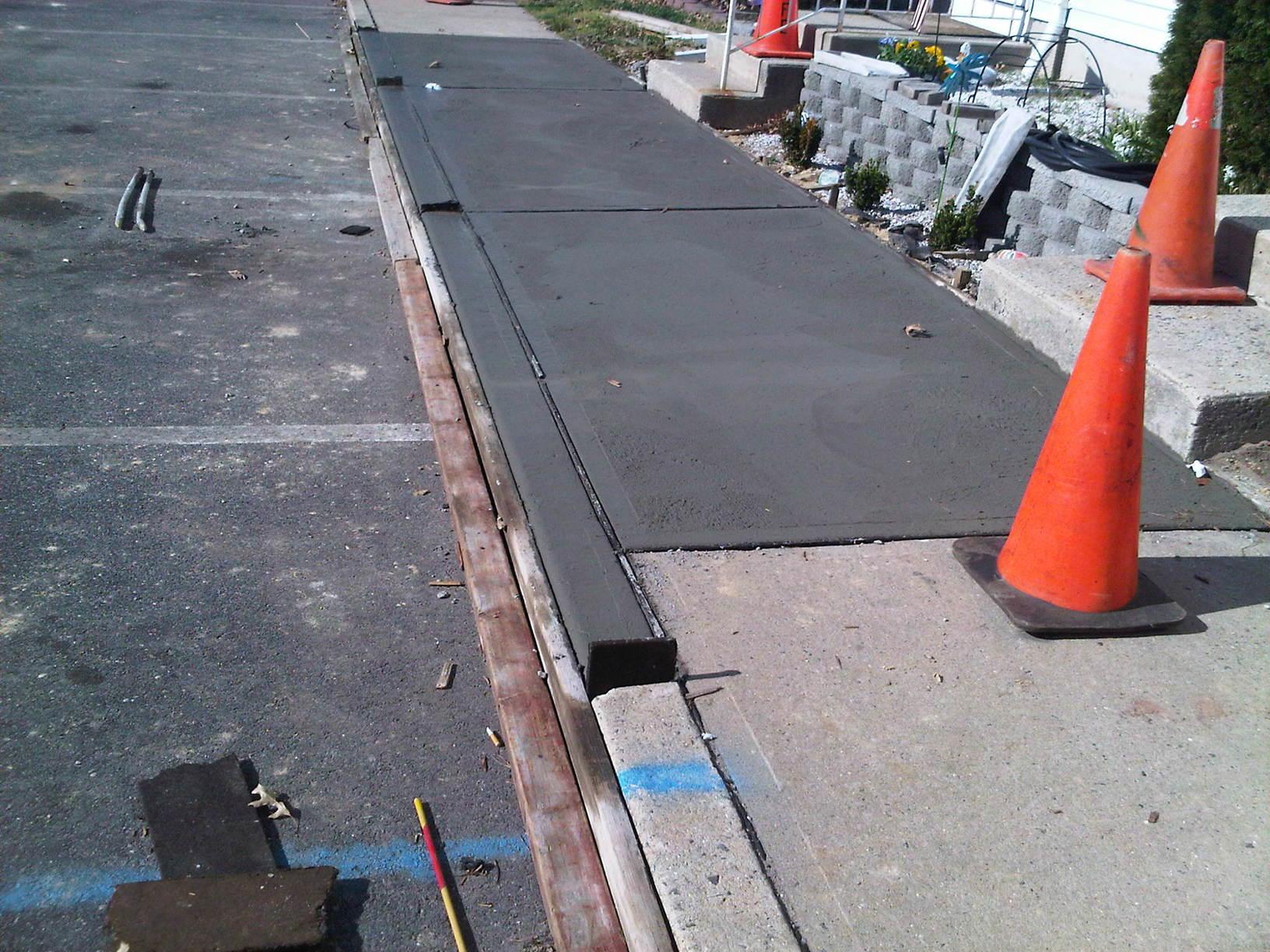 Crystal Brook Condominiums Drying Concrete