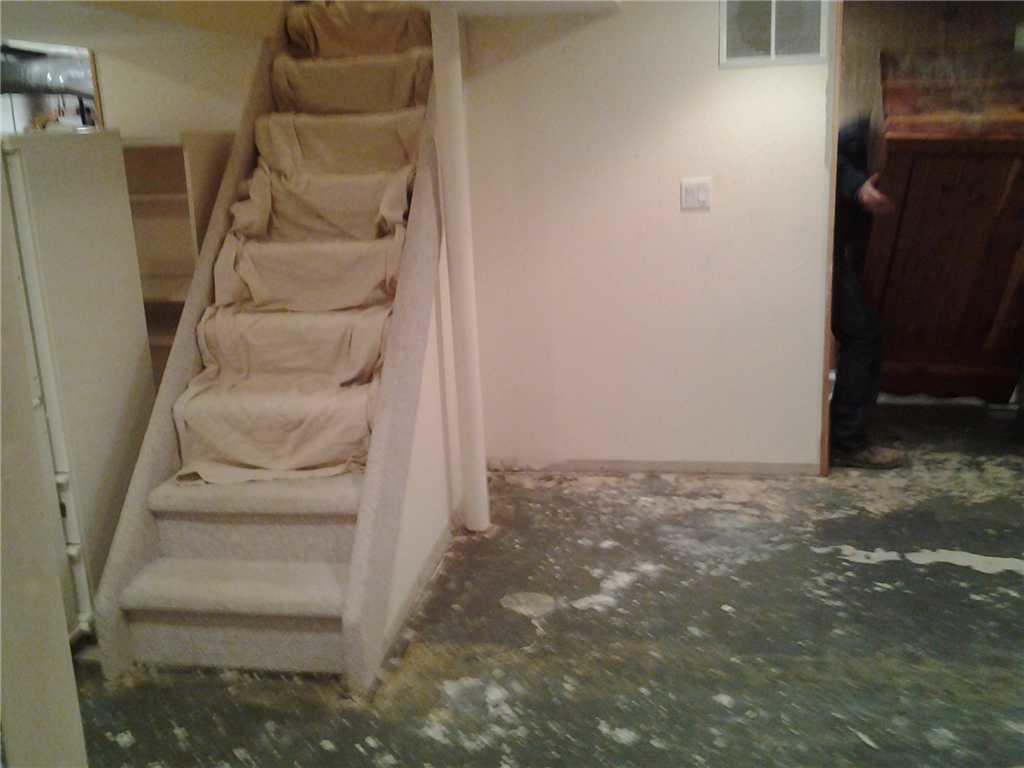 basement water damaged waterproofing sunnyside queens